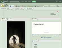 Tablet Screenshot of lufas.deviantart.com