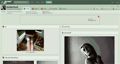 Desktop Screenshot of delilahwoolf.deviantart.com