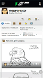 Mobile Screenshot of mega-creator.deviantart.com