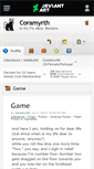 Mobile Screenshot of coramyrth.deviantart.com