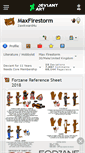 Mobile Screenshot of maxfirestorm.deviantart.com