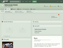 Tablet Screenshot of netherlands-hetalia.deviantart.com