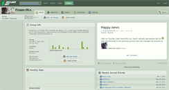 Desktop Screenshot of frozen-vk.deviantart.com