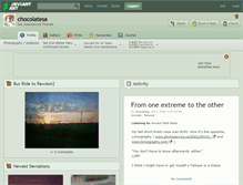 Tablet Screenshot of chocolatesa.deviantart.com