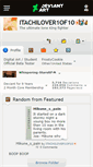 Mobile Screenshot of itachilover1of10.deviantart.com