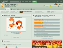 Tablet Screenshot of itachilover1of10.deviantart.com