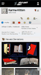 Mobile Screenshot of karma-kitten.deviantart.com
