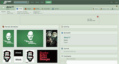 Desktop Screenshot of dimic77.deviantart.com