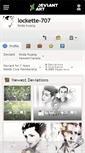 Mobile Screenshot of lockette-707.deviantart.com