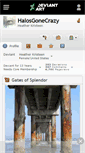 Mobile Screenshot of halosgonecrazy.deviantart.com