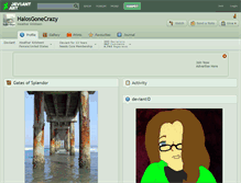 Tablet Screenshot of halosgonecrazy.deviantart.com