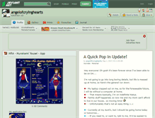 Tablet Screenshot of angelofcryinghearts.deviantart.com