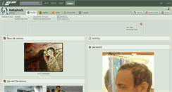 Desktop Screenshot of metashock.deviantart.com