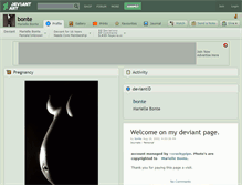 Tablet Screenshot of bonte.deviantart.com