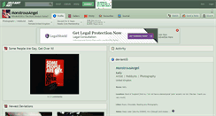 Desktop Screenshot of monstrousangel.deviantart.com