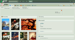 Desktop Screenshot of evillyn.deviantart.com