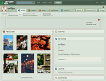 Tablet Screenshot of evillyn.deviantart.com