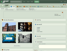 Tablet Screenshot of cmsf.deviantart.com