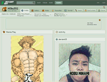 Tablet Screenshot of nobu552.deviantart.com