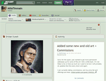 Tablet Screenshot of miliatimmain.deviantart.com