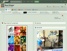 Tablet Screenshot of blue-whisper.deviantart.com
