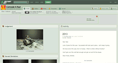 Desktop Screenshot of comrade-k-rad.deviantart.com