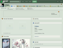 Tablet Screenshot of ichkatu.deviantart.com