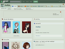 Tablet Screenshot of mudkips.deviantart.com