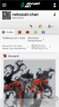 Mobile Screenshot of nekozuki-chan.deviantart.com