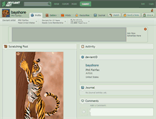 Tablet Screenshot of bayshore.deviantart.com