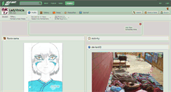 Desktop Screenshot of ladyvinicia.deviantart.com
