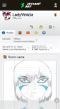 Mobile Screenshot of ladyvinicia.deviantart.com