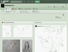 Tablet Screenshot of dastanprince.deviantart.com