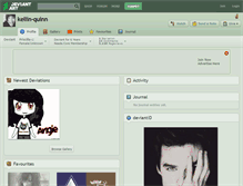 Tablet Screenshot of kellin-quinn.deviantart.com