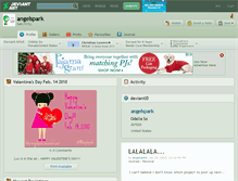 Tablet Screenshot of angelspark.deviantart.com