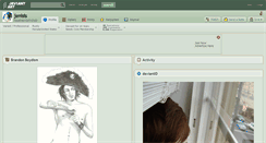 Desktop Screenshot of jenisis.deviantart.com