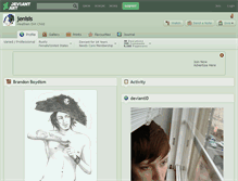 Tablet Screenshot of jenisis.deviantart.com