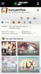 Mobile Screenshot of kuroyamitora.deviantart.com