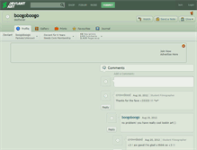 Tablet Screenshot of boogoboogo.deviantart.com