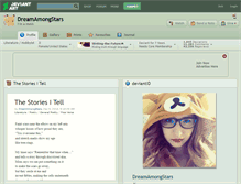 Tablet Screenshot of dreamamongstars.deviantart.com