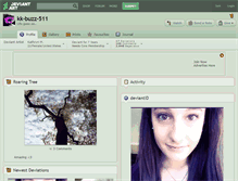 Tablet Screenshot of kk-buzz-511.deviantart.com