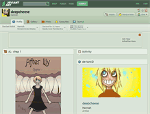Tablet Screenshot of deepcheese.deviantart.com
