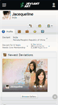 Mobile Screenshot of jacequeline.deviantart.com
