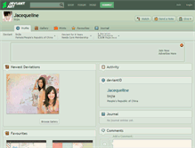 Tablet Screenshot of jacequeline.deviantart.com