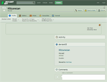 Tablet Screenshot of kitzunezan.deviantart.com