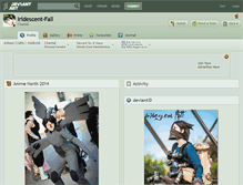 Tablet Screenshot of iridescent-fall.deviantart.com