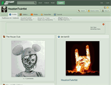 Tablet Screenshot of houstontxartist.deviantart.com