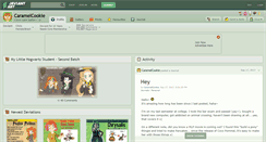 Desktop Screenshot of caramelcookie.deviantart.com