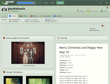 Tablet Screenshot of giandhalimarta.deviantart.com