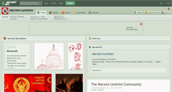 Desktop Screenshot of marxism-leninism.deviantart.com